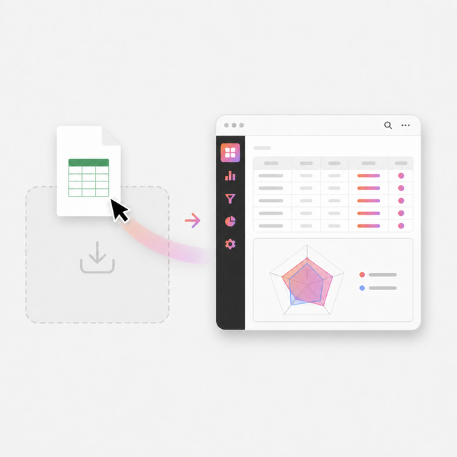 A spreadsheet Ardor turned into a working app